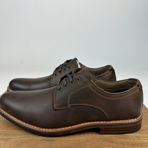 New Mens Joseph Abboud Morrison II Leather Oxford Business Casual Shoes Size 12M - Picture 2 of 8